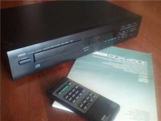 Yamaha CDX 450E RS CD player Remote Manual volume adj  