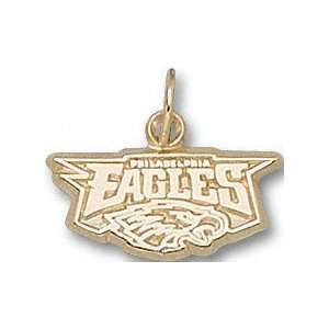  Philadelphia Eagles 14K Gold EAGLES Head 5/16 