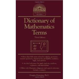 Dictionary of Mathematics Terms (Barrons Professional 