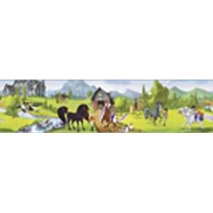  Horseland Wallpaper Border in Brothers and Sisters: Home 