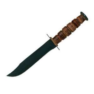 Case USMC Fixed Blackened 1095 Carbon Steel Blade With 