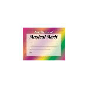  Music Award Certificate (Pack of 12) 12 Certificates Piano 