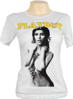 Kim Kardashian W Bunny Bikini PlayB0Y skinny T Shirt M  