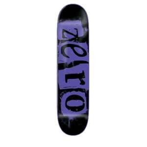  Zero Punk Purple Skateboard Deck (7.625 x 31.25) Sports 