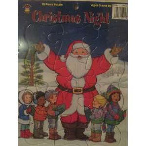  Christmas Night 12 Piece Puzzle Toys & Games