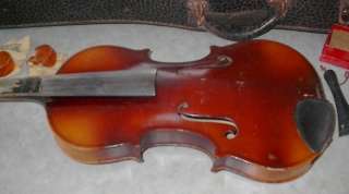 Vintage Violin Stradiuarius Cremonensis Facibat Anno with Case  