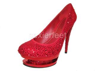 stiletto heel 1 1 2 dual pf pump red suede red chrome fa685dm rs m