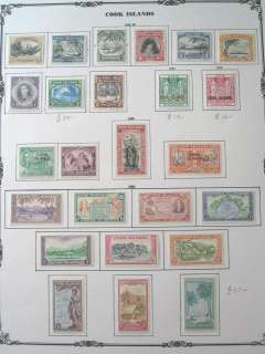 Cook Islands MINT $$ Collection On Scott Pages US$348  