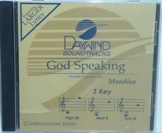 Mandisa God Speaking NEW Christian Soundtrack CD  