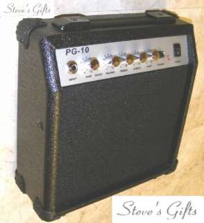 10 W BASS Guitar Amplifier 10 Watts 6 Speaker + Cable  