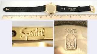 Superb Jules Jurgensen Vintage 14K Gold Mens Wristwatch  
