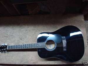 ARIANA BLACK ACOUSTIC GUITAR PACKAGE NEW INM BOX  