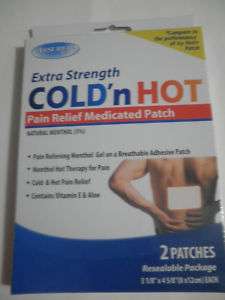 STRENGTH COLD N HOT PAIN RELIEF MEDICATED PATCH  