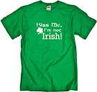   ! Iowa T Shirt w/ Shamrock on right sleeve. Irish Green shirt  