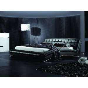 Edles Design Bett New York 180x200 Doppelbett schwarz 197  