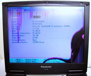   Panasonic Toughbook Laptop CF 50 Intel Pentium M Centrino Mobile CF50