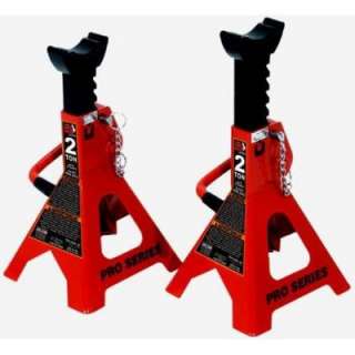 Ton Steel Double Lock Jack Stands (2 Pack) T42002C at The Home Depot 