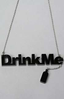 Disney Couture Jewelry The Alice Drink Me Necklace  Karmaloop 