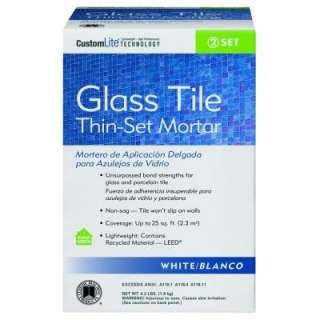 Custom Building Products Glass Tile 4.2 lb. Thin Set Mortar GTMW4 at 