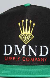 Diamond Supply Co. The Crown Snapback Cap in Black Green  Karmaloop 