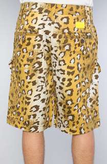 Play Cloths The Leopard Cargo Shorts in Brown Black  Karmaloop 