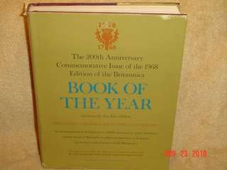 Encyclopaedia Britannica 1968 Year Book Events of 1967  