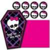 Monster High Invitations (8 count) Einladungskarten zum Geburtstag 