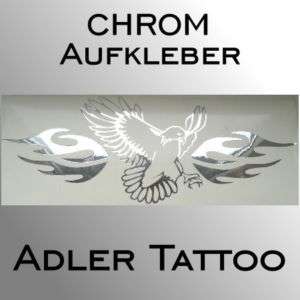 Auto Adler Sticker Tattoo Chromaufkleber Aufkleber NEU  