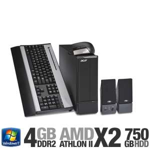 Acer Aspire AX1301 U9052 Refurbished Desktop PC   AMD Athlon II X2 215 