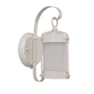 Green Matters Piper Wall Mount Outdoor White Light Fixture HD 3944 at 