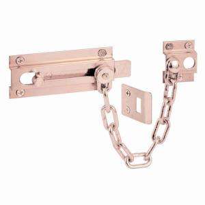    Line Solid Brass Chain Door Guard with Bolt U 9911 