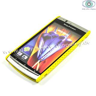 Schutzhülle Cover Case Sony Ericsson Xperia X12 gelb  