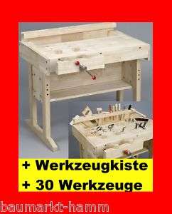 Holz Werkbank für KINDER Werk Bank Holzwerkbank  