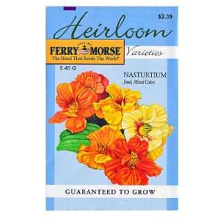 Ferry Morse Nasturtium Jewel Mixed Heirloom Seed 3507 at The Home 