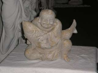 koi,figur,skulptur,garten,springbrunnen,buddha  