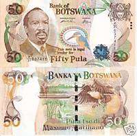 BOTSWANA 50 Pula Banknote World Paper Money UNC Note  