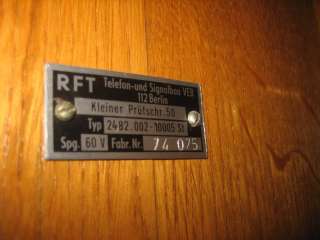 RFT Prüfschrank NEU !! unbenutzt Testschrank Telefon Vermittlung in 