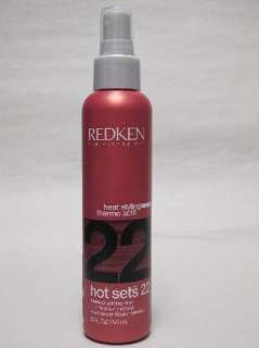   redken hot sets 22 thermal setting mist 5 oz protects hair from heat