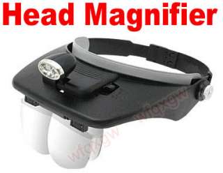 JEWELERS Head Light Magnifying Glass Magnifier Loupe  