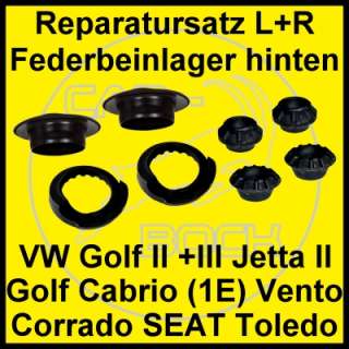 Reparatursatz Federbeinlager hinten (links+rechts) VW Golf 2 Golf 3 