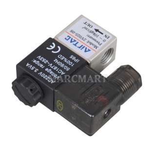 DC 24V 4.8W 3.5VA 2 Position 2 Way Solenoid Air Valve For Electric 