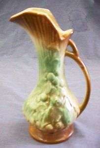McCoy Water Pitcher with Grapevine Pattern  