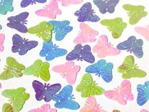 Iridescent Butterfly   Die Cut Confetti Embellishments  