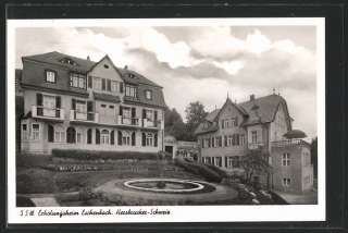 alte AK Eschenbach, SSW Erholungsheim mit Zierbrunnen  
