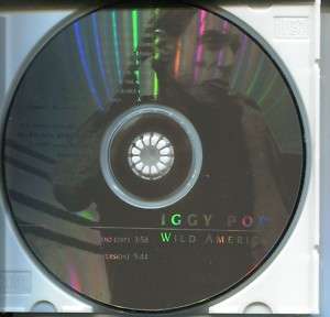 IGGY POP WILD AMERICA PROMO CD SINGLE PICTURE DISC CD  
