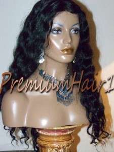 Full Lace Human Malaysian Remy Remi Hair Wig Deep Wave Natural Virgin 