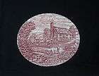   pink Genuine English Ironstone Wood & Sons Made in England platter