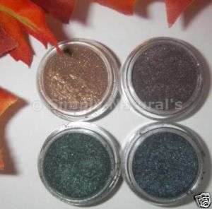 Mineral Makeup Eye Shadow/Liner 4PK Set♥BLACK STAR Col.  