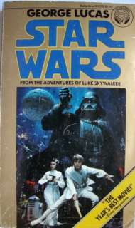 PAPERBACK BOOK George Lucas Star Wars. Copyright 1976.  