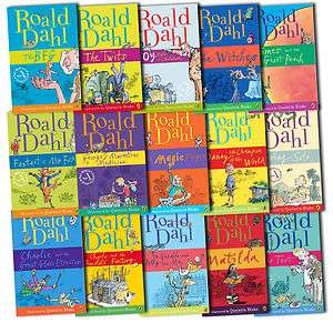 Roald Dahl Childrens 15 Book Collection Box Set BN  